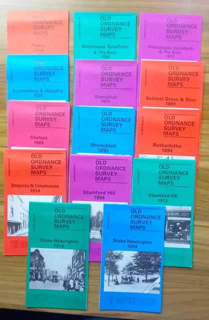 The Godfrey Edition Old OS Maps  NORTH LONDON AREA x 14