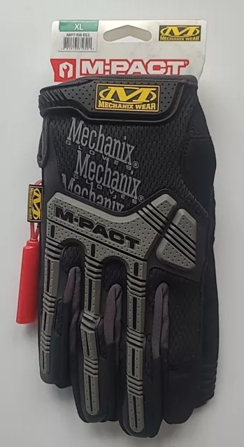 Mechanix Wear MPact Gloves Black and Grey XLarge MPT-58-011 TouchScreen Capable