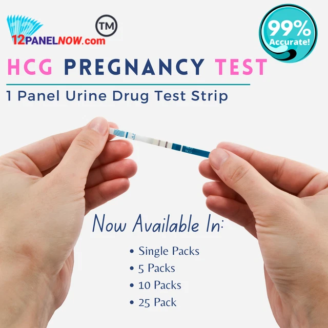 PREGNANCY STRIPS (HCG Test) CLIA & FDA Approved MultiPack Quantity