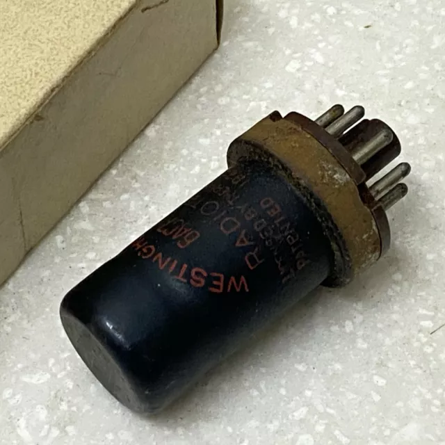 1pcs - WESTINGHOUSE 6AC7 Vacuum Tube NOS NIB 3