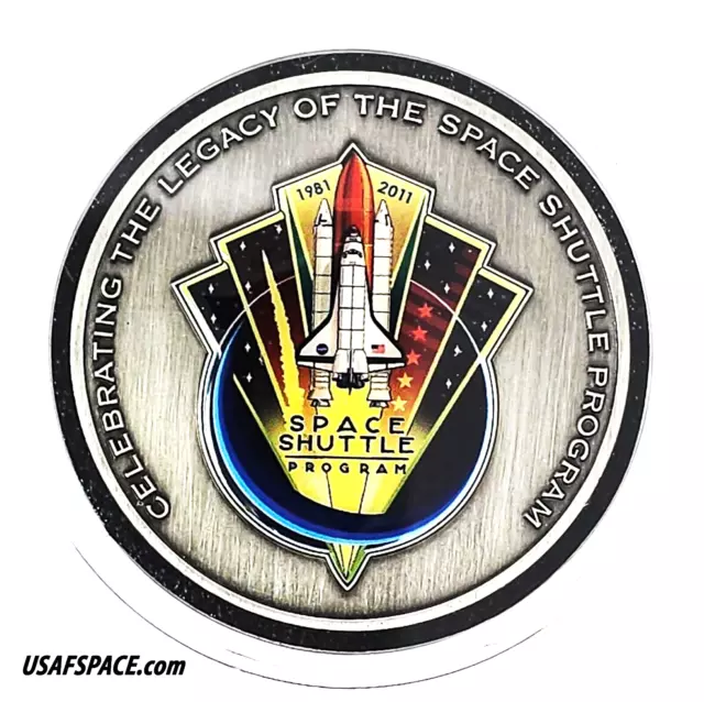 SPACE SHUTTLE Mission COMPLETE NASA COIN-MEDALLION CONTAINS FLOWN SHUTTLE METAL