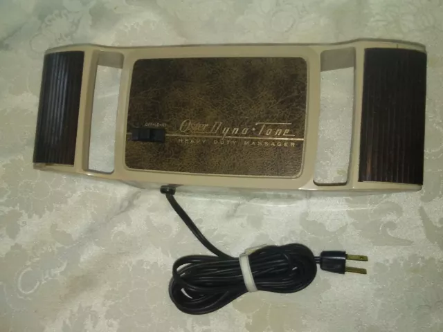 Vintage Oster Body Tone II Back Massager Board w  Infra-Red