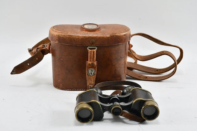 L85L24- Altes Carl Zeiss Fernglas mit Köcher