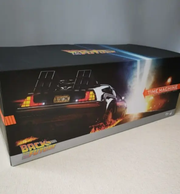 [ONLY] Delorean Hot Toys 1/6 Back to the Future Time Machine MMS260 Box Used
