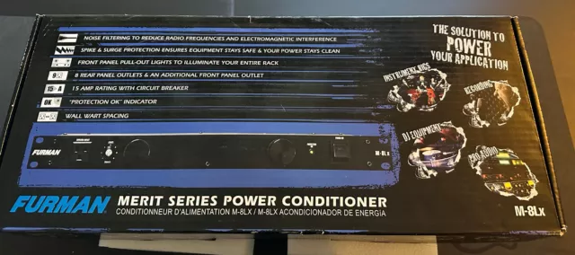 Furman M-8LX 15A Merit Series Power Conditioner