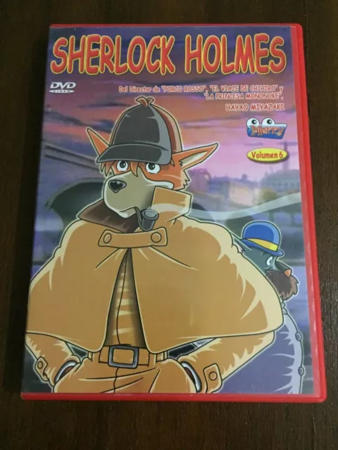 Sherlock Holmes Vol 6 - 1 Dvd Multizona 1-6 - 6 Episodios 150 Min Hayao Miyazaki