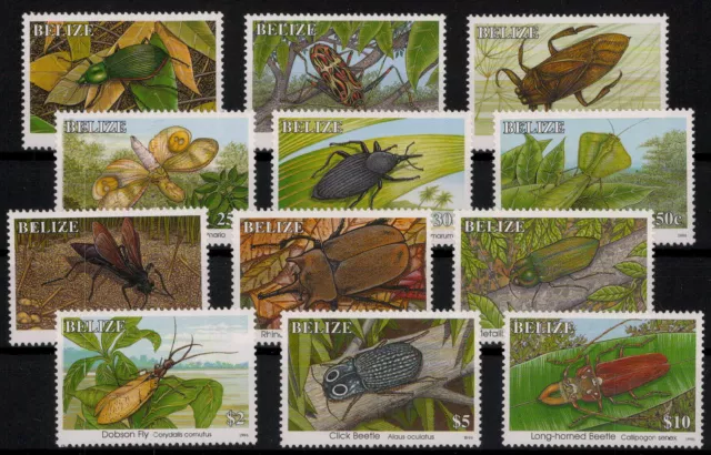 Belize; Insekten 1996 kpl. **  (40,-)