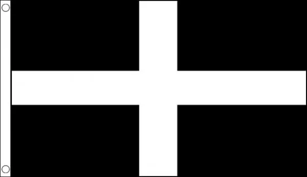 CORNWALL FLAG 5' x 3' St Piran Day Cornish English England County Flags