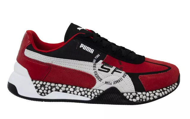 Puma x Scuderia Ferrari Speed Hybrid Low Lace Up Mens Trainers 306395 02