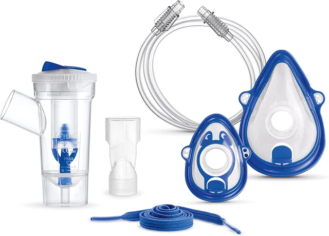 , Kit Completo Accessori Aerosol, Ampolla RF7 Dual Speed, Mascherina Adulto, Mas