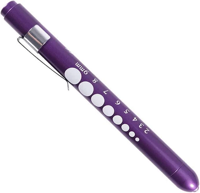 Aokin Medical Pen Light for Nurse Doctor, Reusable LED Medical Penlight with and