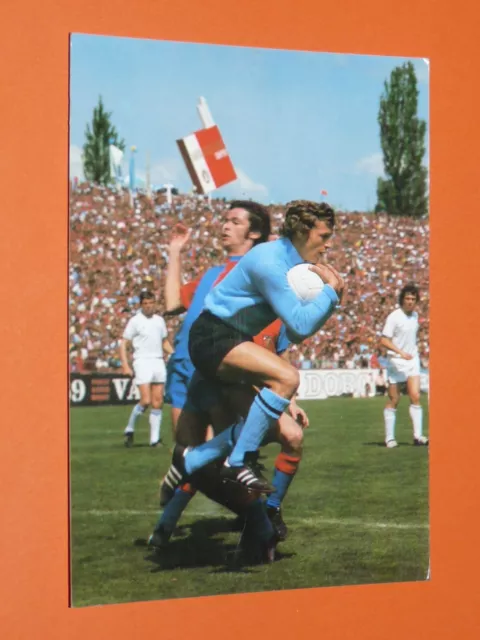 Carte Postale Cpa Football 1972-1973 Karl Grob Fc Zürich Suisse Schweiz Fc Bale