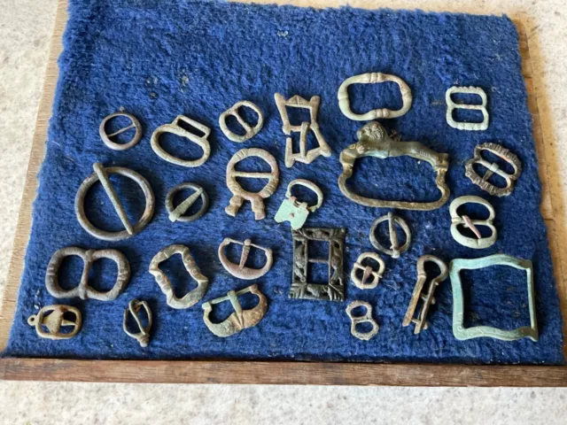 Lot Of Medieval And Later Buckles.Metal Detecting Finds