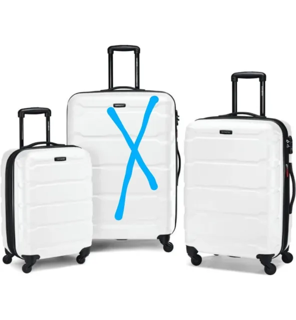 Samsonite Omni Pc Hardside Expandable Luggage with Spinner Wheels 2-Piece Set...