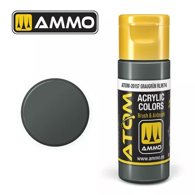 Ammo MIG ATOM-20157 - ATOM COLOR Graugrün - Neu