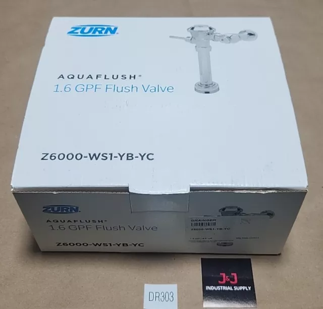*NEW* Zurn Z6000-WS1-YB-YC Aquaflush 1.6 GPF Flush Valve Efficient + Warranty!
