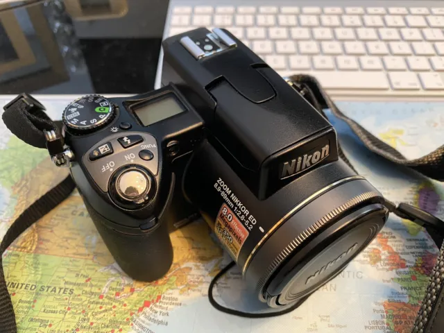 Nikon Coolpix 8800 Digital Camera - MINT CONDITION + NEW EW-80 Wide Angle Lens