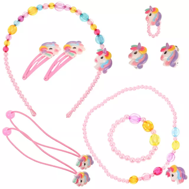 1 Satz Perlen Halskette für Kinder Spielschmuck Schmuckset für Kinder