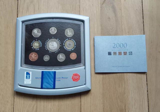 Royal Mint UK 2000 United Kingdom PROOF COIN SET  GB