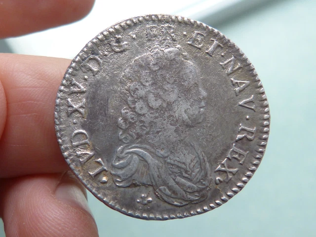 RARE 1/2 ECU Vertugadin de Louis XV 1716 & (Aix) EUR 145,00 - PicClick FR