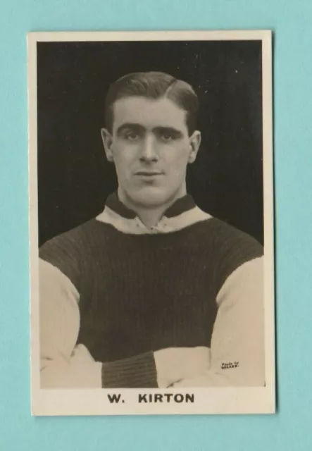 Fussball - D. C. Thomson - Signiertes Echtes Foto - Kirton Of Aston Villa - 1930