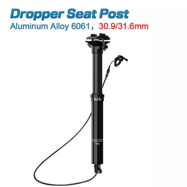 MTB Dropper Seatpost Adjustable Internal Routing 345/395/445mm Dropper Seat Post