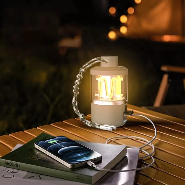 Multifunctional Camping Light USB Rechargeable 12H Endurance Endless Dimming