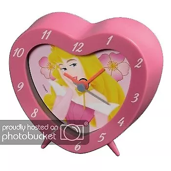 Disney Princess Kinder Wecker für Mädchen Pink Uhr Kinderwecker