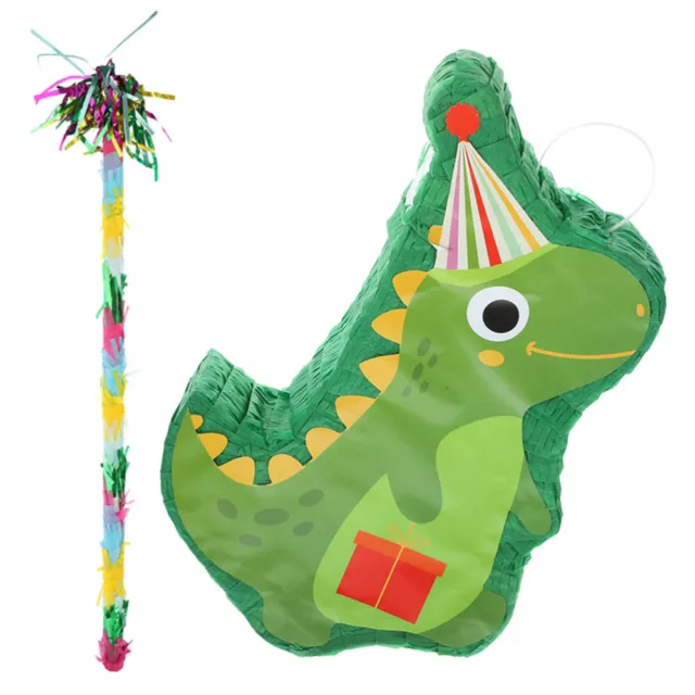 1 ensemble de décoration Pinata dinosaure mignon, conteneur de bonbons