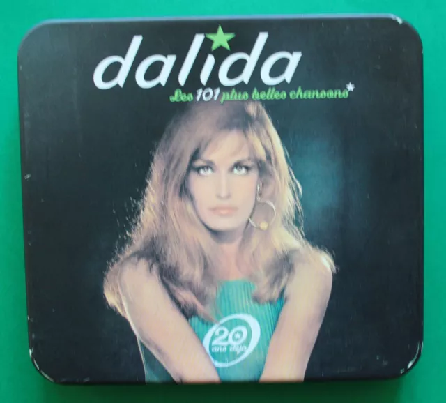 Dalida Coffret de 5 CD . Les 101 plus belles chansons . Rare