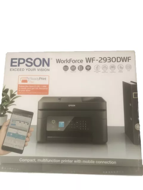 Epson WorkForce WF-2930 All-in-One Printer, Copy/Fax/Print/Scan Mobile Printing