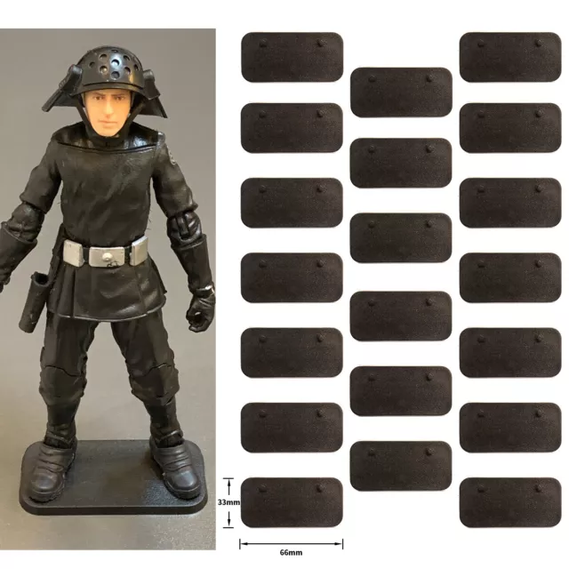 50x supporti display serie nera Star Wars per 1/12 6 pollici figura giocattolo DC Universe