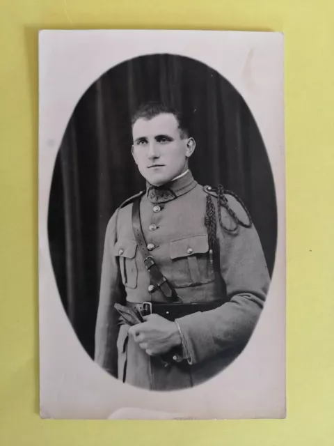cpa Old Card FRANCE MILITARY SOLDIER in uniform 43rd Regiment photo card