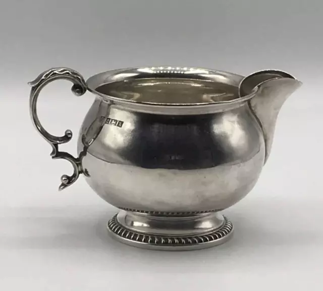 20th Vintage Sterling Silver Jug Birmingham 1970s MADE IN ENGLAND
