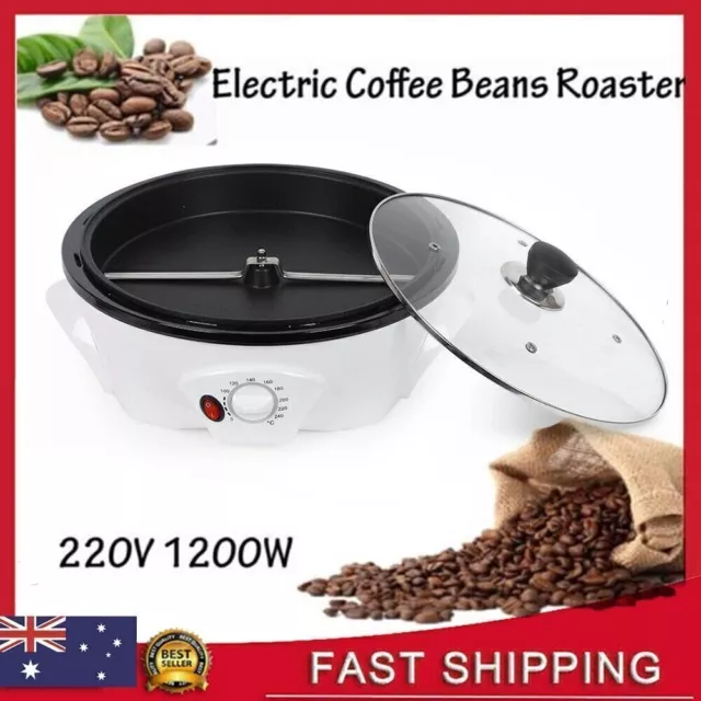 Electric Coffee Bean Roaster Coffee Nut Baking Machine Non-stick Roasting Pot