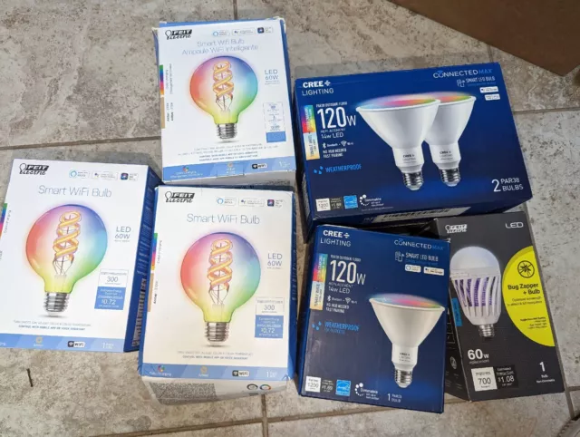 Amazon Returns - Misc Feit And Cree Bulbs