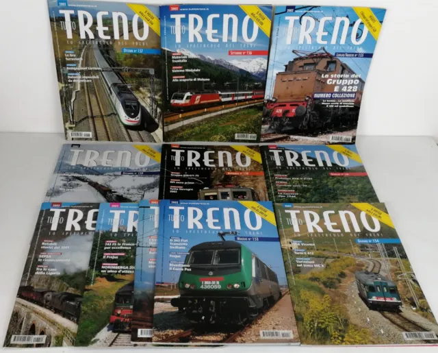 Tutto Treno - Anno 2002 - Stagione Completa - 11 Numeri - Rivista Ferroviaria