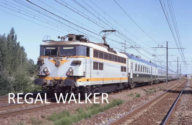 Original 35Mm Sncf French Railway Slide Loco - Bb 8511 1992