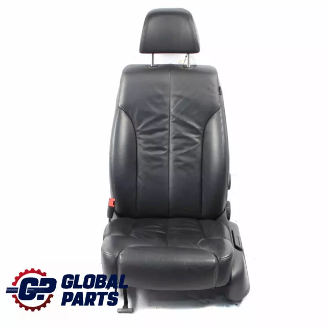 Front Seat Volkswagen Passat B6 Left N/S Leather Black Heated