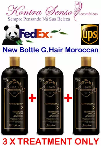 Trattamento Cheratina Brasiliana G.hair Inoar Marocchino 3 Litri. Ups Incluso.