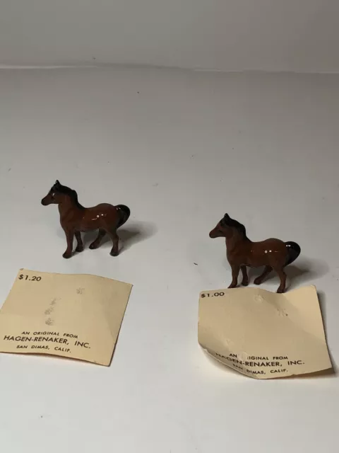 Hagen Renaker Miniature Mini Tiny Ceramic  Horse Figurine