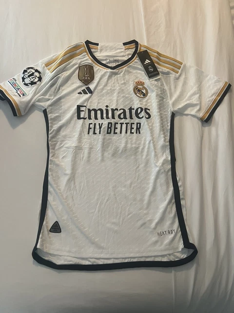 REAL MADRID 23/24 Authentic Home Jersey #5 Bellingham *NEW* Size S $150