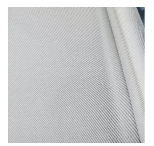 Silver Coated Glass Fiber Cloth 300gsm 2x2 Twill Weave 40"/100cm 3K Fabric