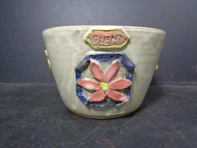 Vaso In Grès Porcellanato Grigio 15 Cm – A Forma Di Testa, Scultura Decorativa Per Piante Grasse E Fiori Secchi - 2