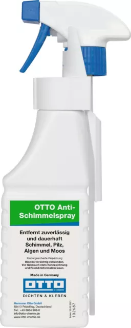 Otto Anti-schimmelspray 250 ML Moisissure À les Joints de Silicone