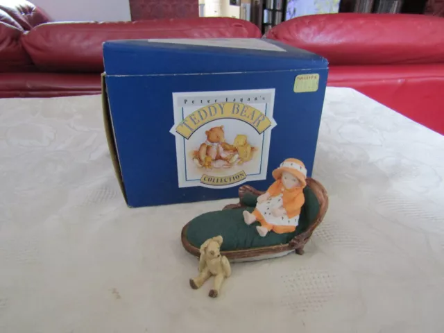 Peter Fagan's Teddy Bear Collection Colour Box Chaise Longue Boxed