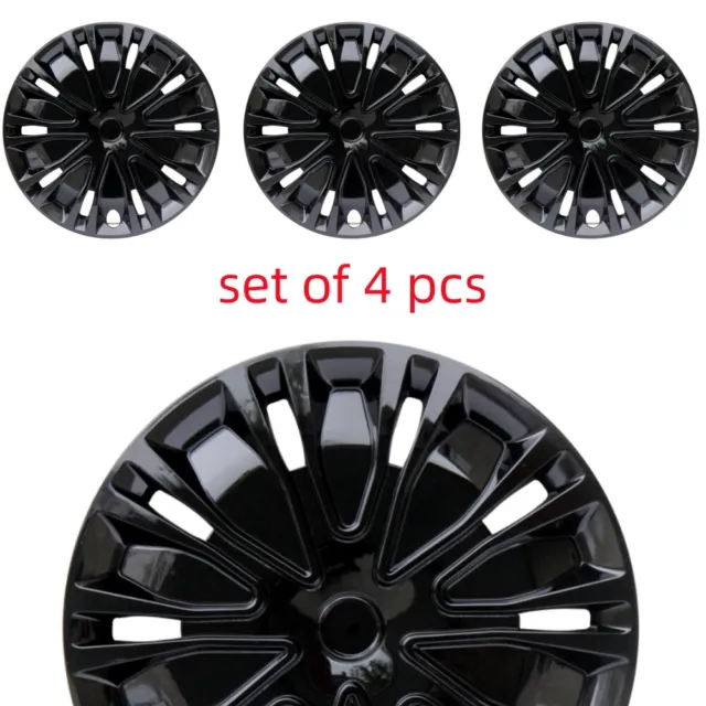 4PC 15" Hub Caps for Full Set Wheel Covers fits Cruze Limited R15 Plastic Rims