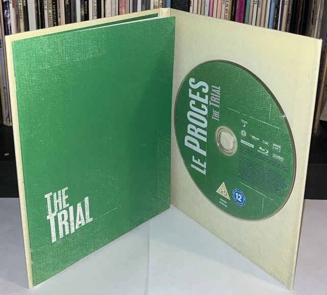 THE TRIAL BLU Ray, StudioCanal Collection Digipak, REGION B Orson Wells ...