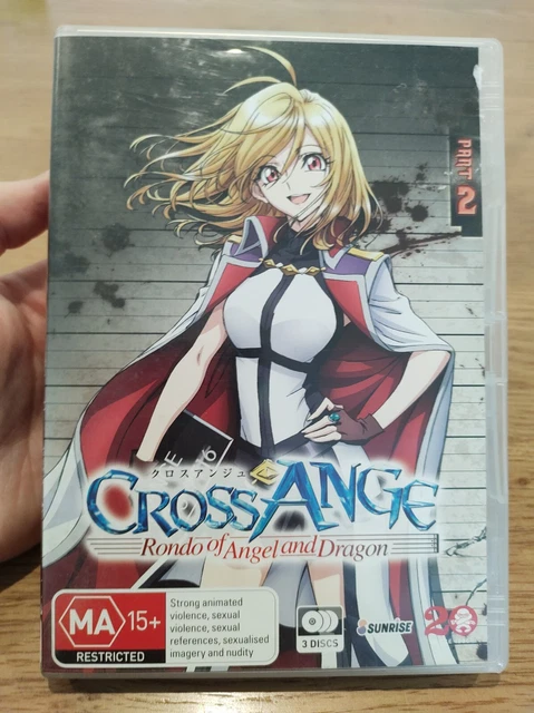 NEW Cross Ange Rondo of Angel Dragon 3-DVD Collection 2 Anime Eps 13-25  Sentai 814131010391