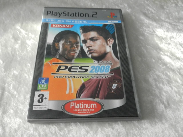 Jeu PS2 Pro Evolution Soccer 2008 - Version Française, Neuf Sous Blister - PAL, PEGI 3